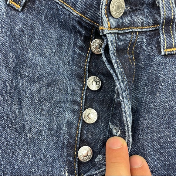 Levi’s 501 High Waist fit Jeans Size 28 - Picture 3 of 5